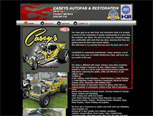 Tablet Screenshot of caseysautofab.com